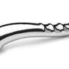 J-Curve Silver Twister Stainless Steel Dildo