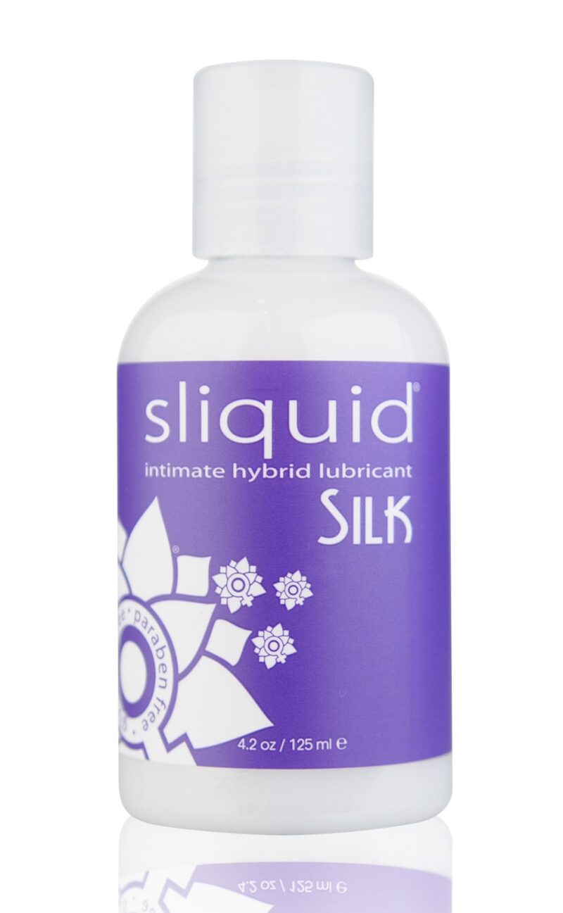 Sliquid Silk Water Based/Silicone Hybrid Personal Lubricant - 4.2oz