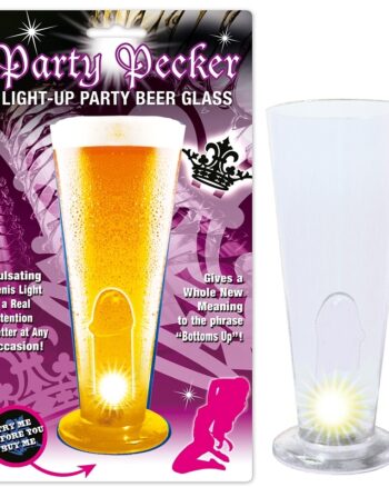 Party Pecker Light Up Beer Glass