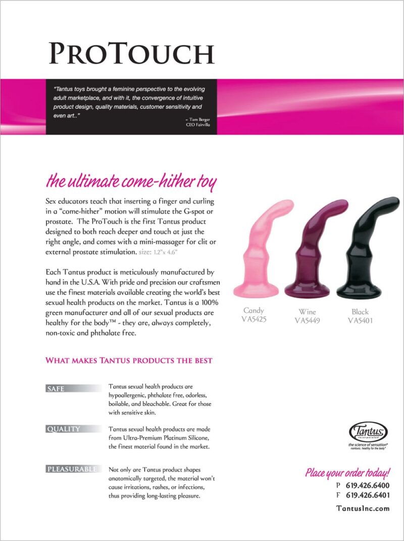Tantus Pro Touch Silicone Vibrator