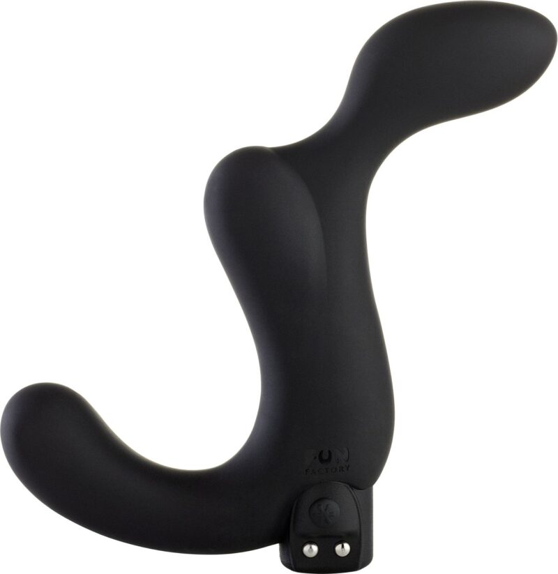 Fun Factory The Duke Rechargeable Vibrating Silicone Prostate Stimulator- Black