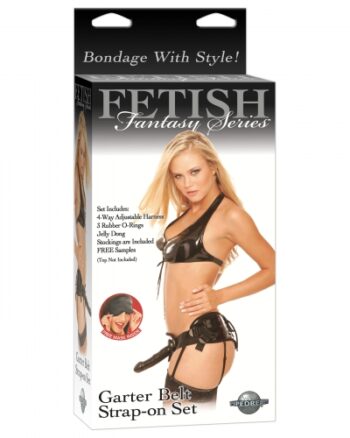Fetish Fantasy Garter Belt Strap On Set