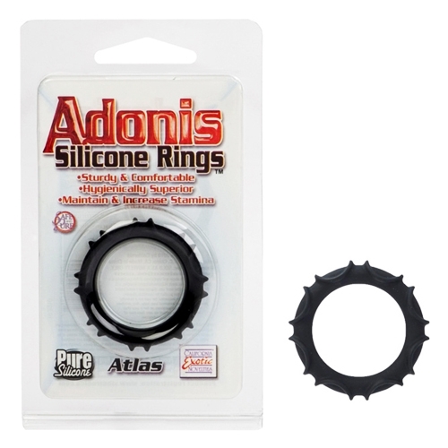 Adonis Silicone Rings - Atlas - Black