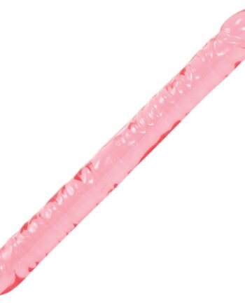 Crystal Jellies Double Dong Pink 18 Inch