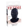 Fetish Fantasy Series - Black Zipper Face Hood