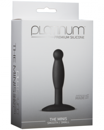 Platinum Premium Silicone The Minis Black Smooth - Small