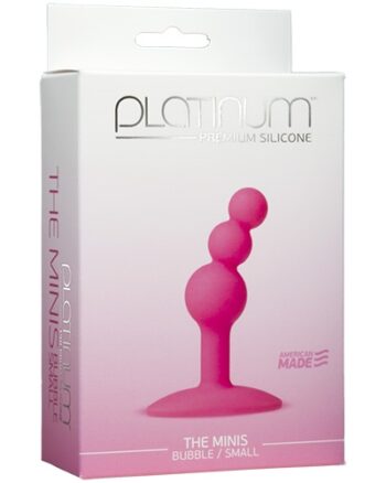 Platinum Premium Silicone The Minis Pink Bubble - Small