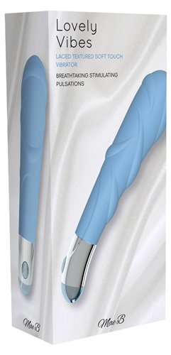 Lovely Vibes Laced Textured Soft Touch Vibrator