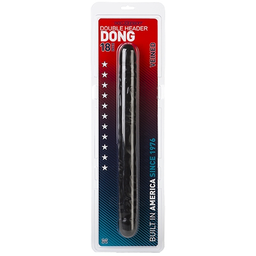 Doc Johnson - 18" Veined Double Header - Black