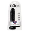 King Cock with Balls 8 inch black