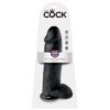 King Cock with Balls 12 inch black