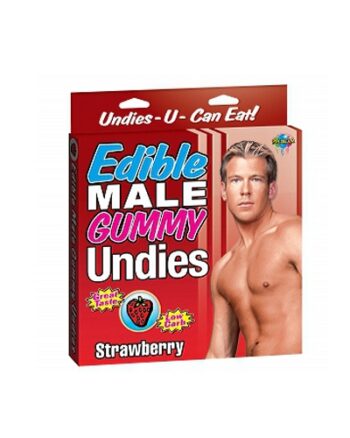 Edible Male Gummy Undies Strawberry