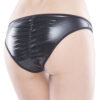 Wet Look Scrunched Back Crotchless Panty