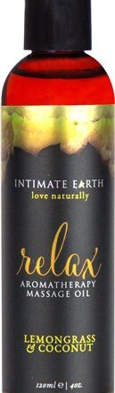 Intimate Earth - Relax Lemongrass & Coconut - Massage Oil