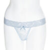 Light Blue Lace Thong