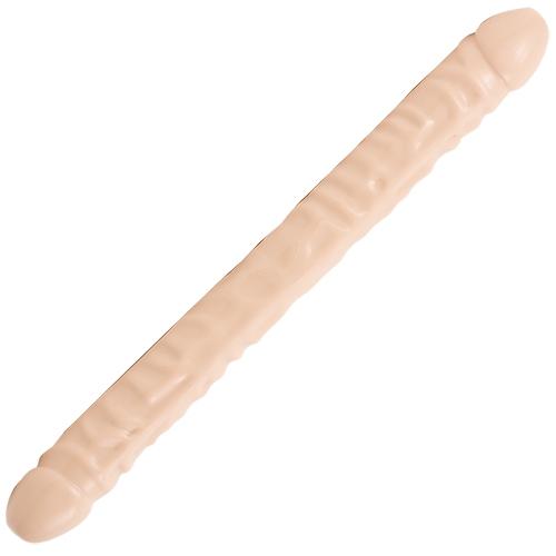 Doc Johnson - 18" Veined Double Header - White