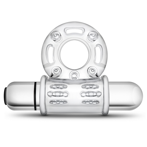 Blush - Stay Hard - 10 Function Vibrating Bull Ring - Clear