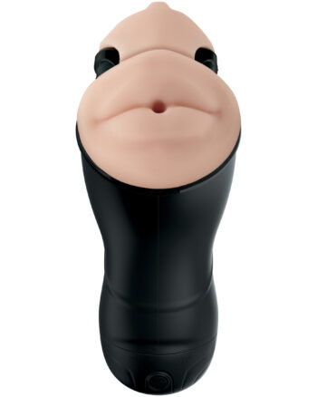 PDX ELITE Double Penetration Vibrating Stroker