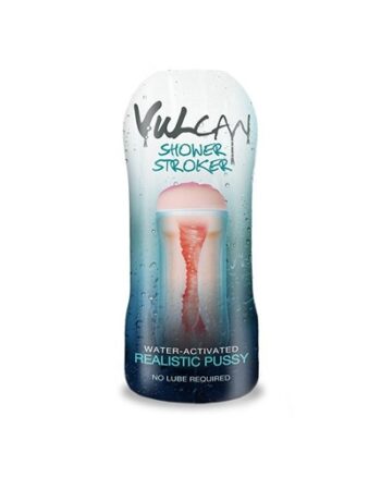 CyberSkin H2O Vulcan Shower Stroker, Realistic Pussy