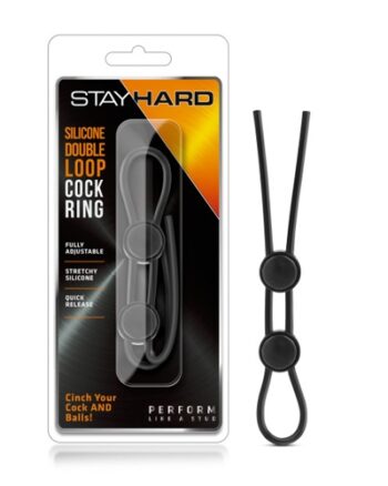 Blush - Stay Hard - Silicone Double Loop Cock Ring