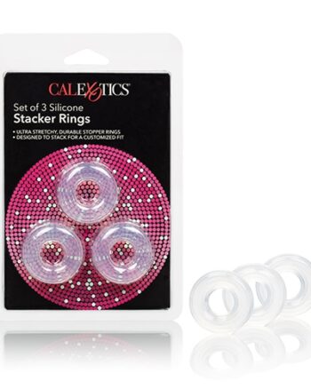 Set of 3 Silicone Stacker Rings