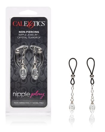 Nipple Play - Non-Piercing Nipple Jewelry Crystal Teardrop