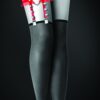Red Lace Leg Garter with Heart