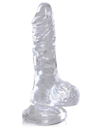 King Cock Clear with Balls