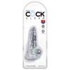 King Cock Clear with Balls 2