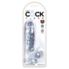 King Cock Clear with Balls