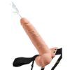 Fetish Fantasy 7.5 Inch Hollow Squirting Strap-On with Balls