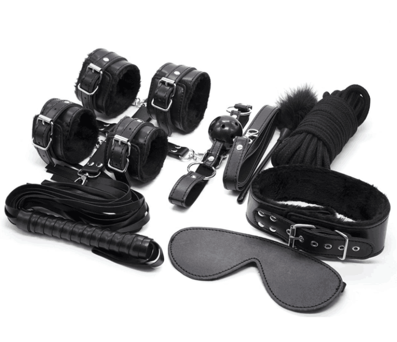 Please Master 10 pc Luxury Bondage Kit