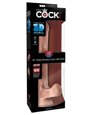 King Cock Plus Triple Density Cock with Balls