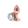 NS - Rear Assets - Rose Gold Metal Butt Plug