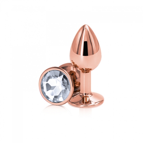NS - Rear Assets - Rose Gold Metal Butt Plug