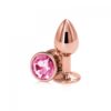 NS - Rear Assets - Rose Gold Metal Butt Plug