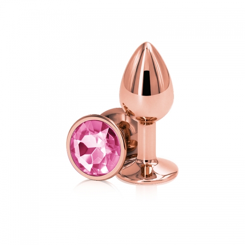 NS - Rear Assets - Rose Gold Metal Butt Plug