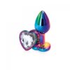 NS - Rear Assets - Rainbow Heart Gem Butt Plug