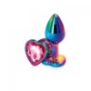 NS - Rear Assets - Rainbow Heart Gem Butt Plug