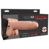 Fetish Fantasy Hollow Rechargeable Strap-On with Balls