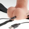 Fetish Fantasy Hollow Rechargeable Strap-On with Balls