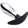 Dark Stopper Metal & Silicone Anal Plug