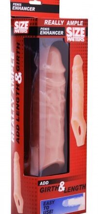 Really Ample Penis Enhancer Sheath - Flesh Color