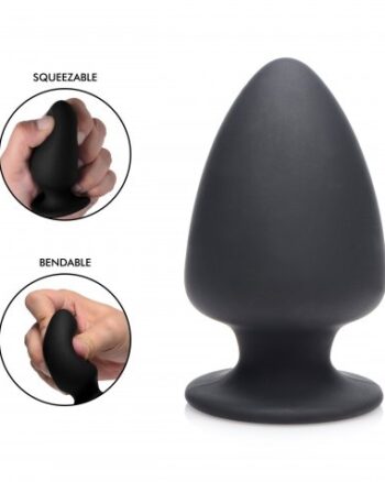 Squeezable Silicone Anal Plug