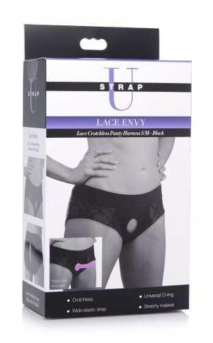 Lace Envy Lace Crotchless Panty Harness