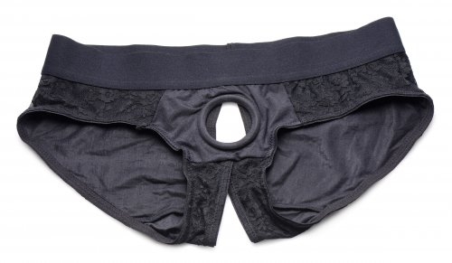 Lace Envy Lace Crotchless Panty Harness