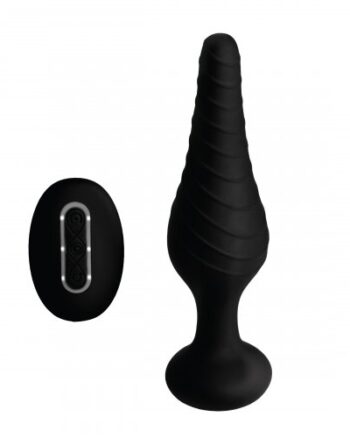 Silicone Vibrating Anal Plug with Remote Control