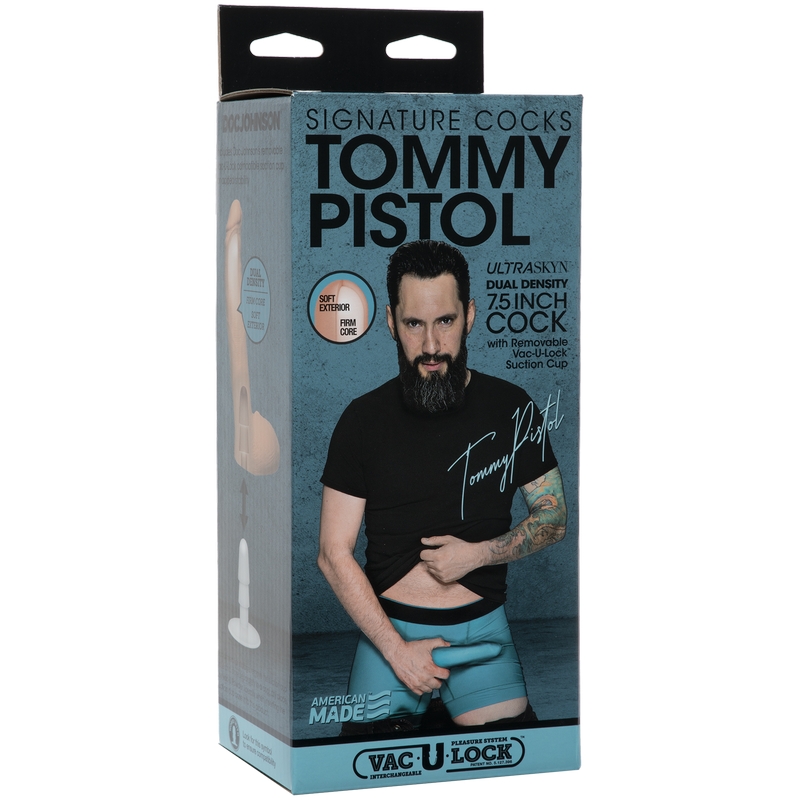 Signature Cocks - Tommy Pistol - 7.5 Inch Dildo