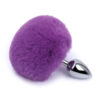 Metal Bunny Tail Butt Plug
