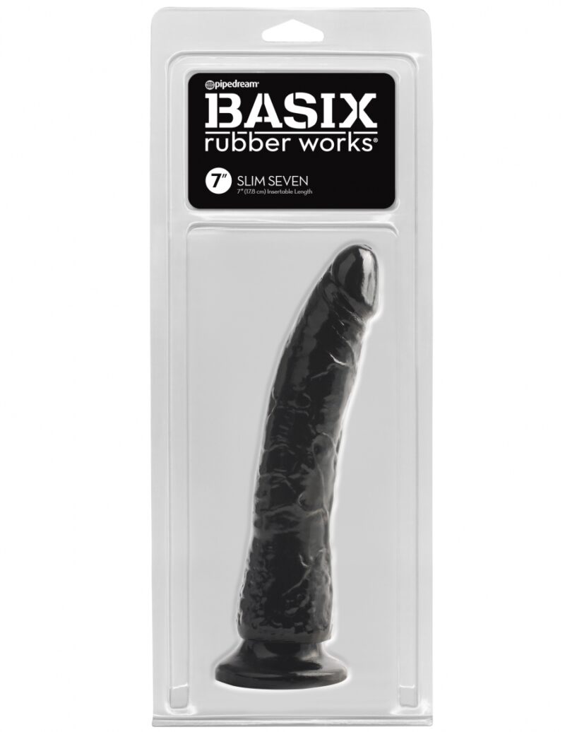 Pipedream Basix Rubber Works - 7" Slim Dong